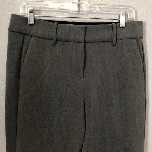 Kirkland Signature Modern Fit Comfort Stretch Ankle Pant Grey Women's 6 slacks - Picture 3 of 16